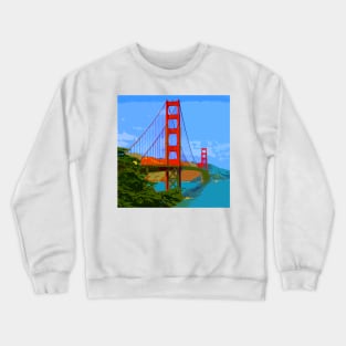 Golden Gate Bridge 010 Crewneck Sweatshirt